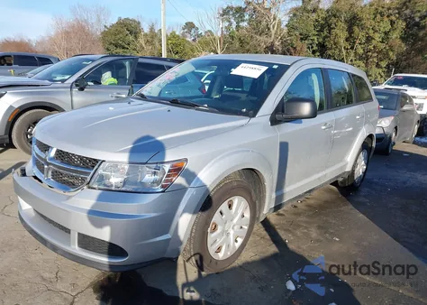 2014 Dodge Journey American Value Pkg from USA, damaged, VIN 3C4PDCAB2ET132708